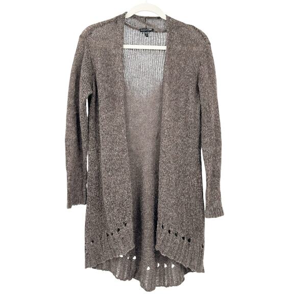 Eileen‎ Fisher Womens Fall Italian Yarn Linen Alpaca Wool Blend Knit Cardigan S - Picture 1 of 7